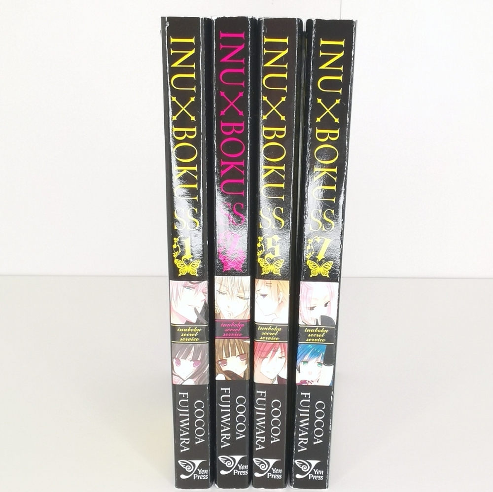 Inu x boku SS Manga Set Vol 1,2,5,7 OOP Rare
